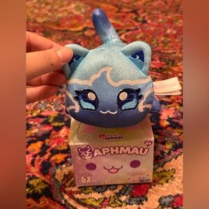 Aphmau mystery plush - blue water cat -NEW - opened